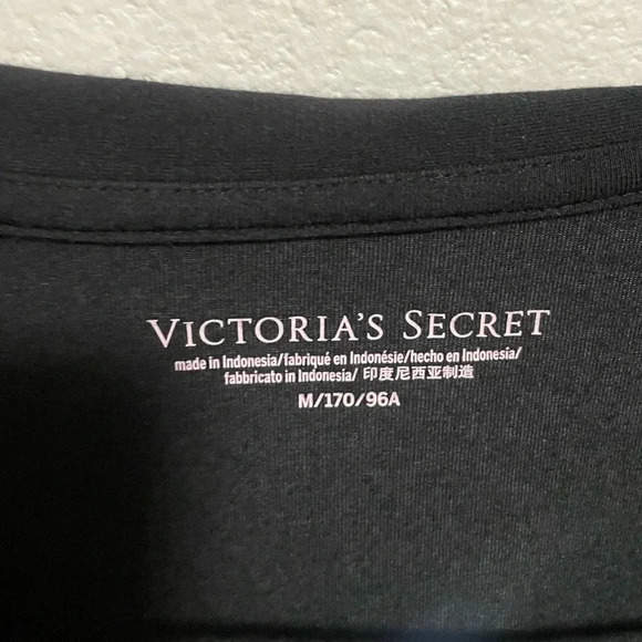 Victorias Secret black pijama shirt size Medium - Picture 5 of 5